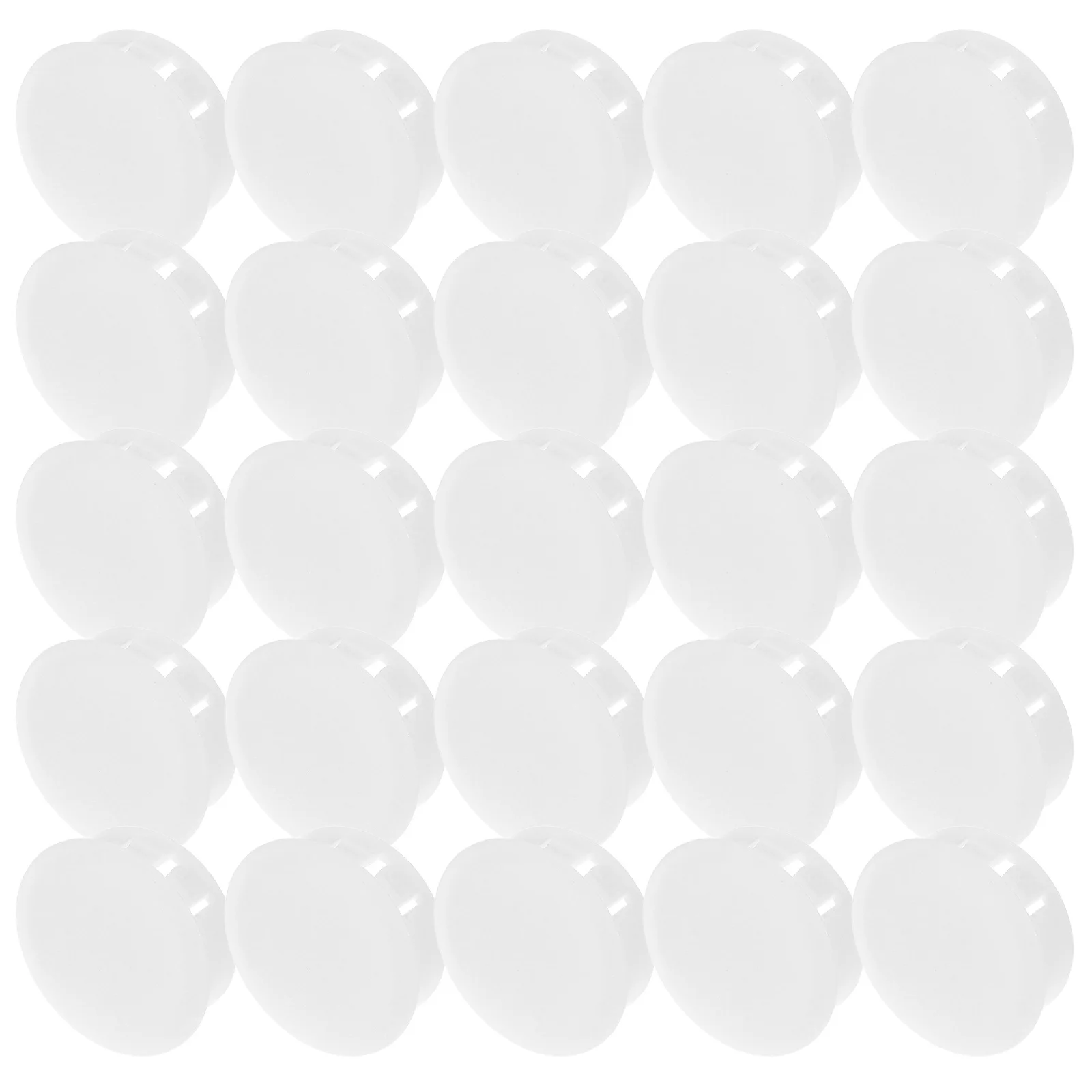 

30 Pcs Furniture Hole Covers Round Plastic Plugs Sealing Tile Ceramic Drill Screw Cap Hinge Cover For Bed Rail Holes