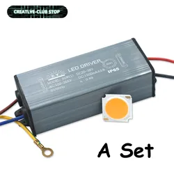 A Set 10W 20W 30W 50W LED Light-Emitting Diode Bridgelux Chip And LED IP65 Driver CRIβ₯90 19MM For DIY LED Spotlight Downlight