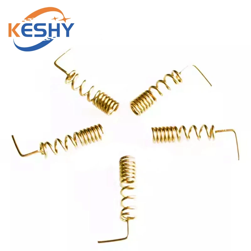 5Pcs Copper GSM/GPRS Spring Antenna Thickened Copper Spiral Coil Wound Antenna GSM Antenna Mainboard Welding