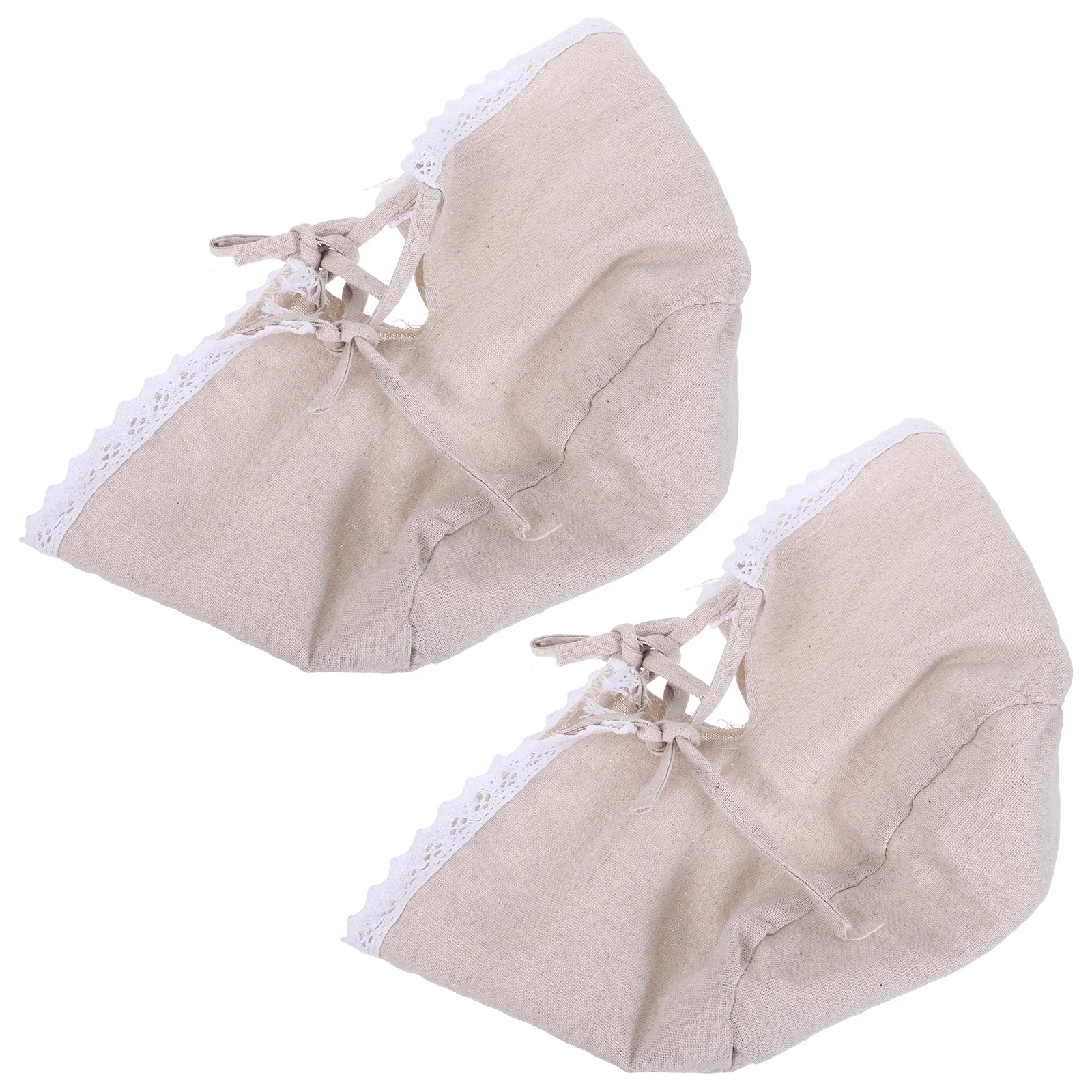 

2Pcs Basket Cloth Liner Washable Decorative Fabric Liners for Rattan Picnic Wicker Baskets Laundry Storage Basket Inserts