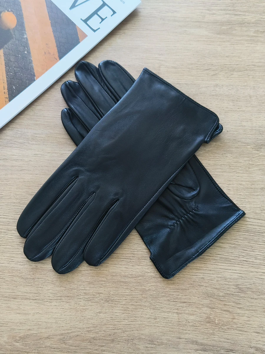 AliExpress Bickmods Men's Thin Sheepskin Leather Gloves Summer Outdoor Sunscreen for Cycling And Driving