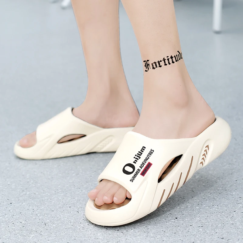 Neue Massage-Hausschuhe für Herren, Indoor-Outdoor-Sandalen, Strand-Freizeitschuhe, bequeme Slides für Herren und Damen, Hausschuhe in großen Größen 46 47 – Detail 15