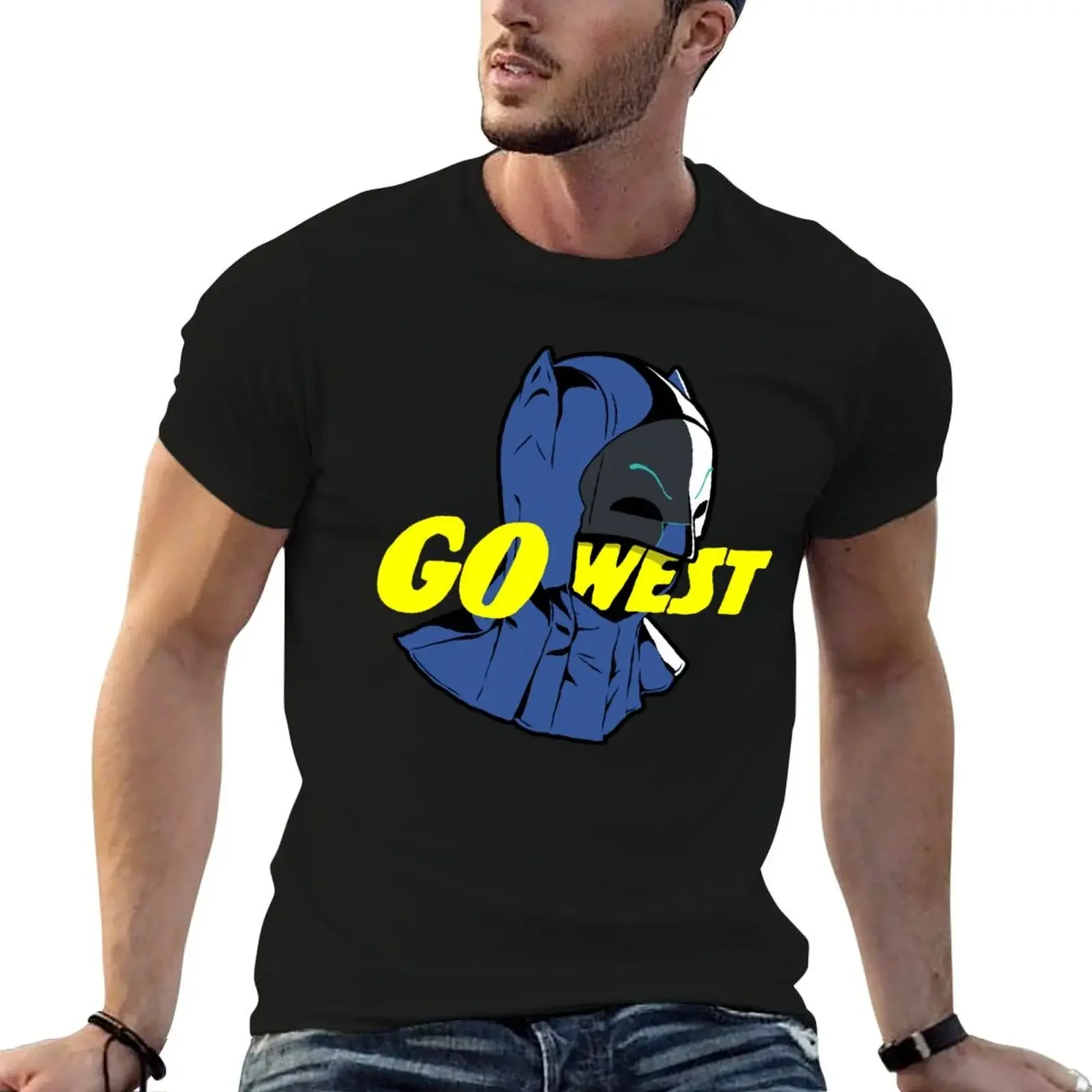 

Go West T-Shirt plus size tops designer shirts vintage t shirt men