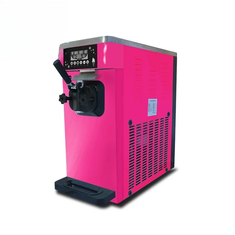 

Commercial single head desktop ice cream machine, automatic cone machine