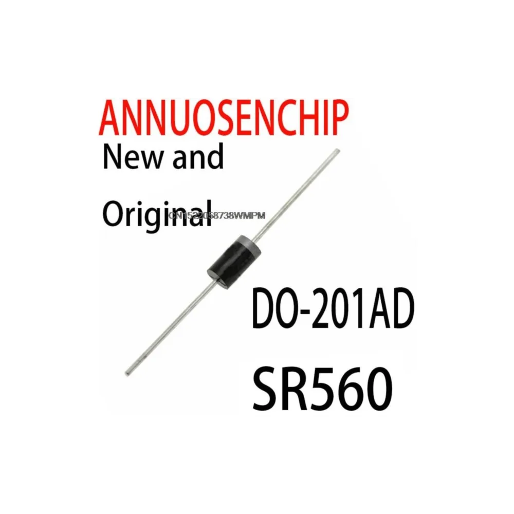 10PCS New and Original  SB560 SR560 DO-201AD 5A 60V 100% imports new original and in stock SR506