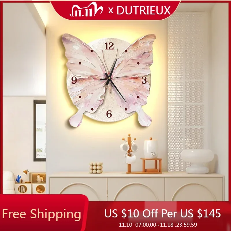 

Art Mural Wall Clocks Living Room Luxury Digital Restaurant Nordic Wall Watch Silent Design Relogio De Parede Home Decoration