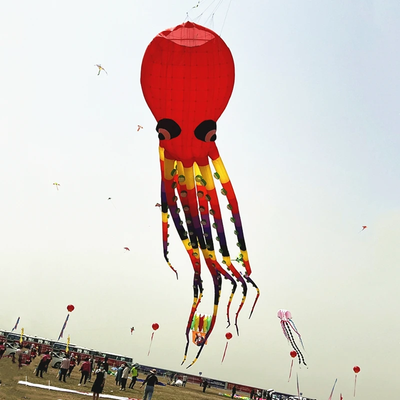 New 13m large octopus kites for adult flying toys kite reel inflatable kite flying dragon professional kite flies Libido Gel fun