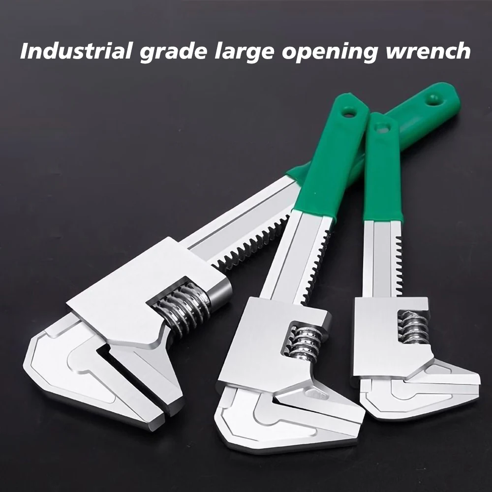 

F-Type Adjustable Pipe Wrench Key Large Mouth Plumbing Monkey Spanner Auto Sink Tube Wrenches Multifunctional