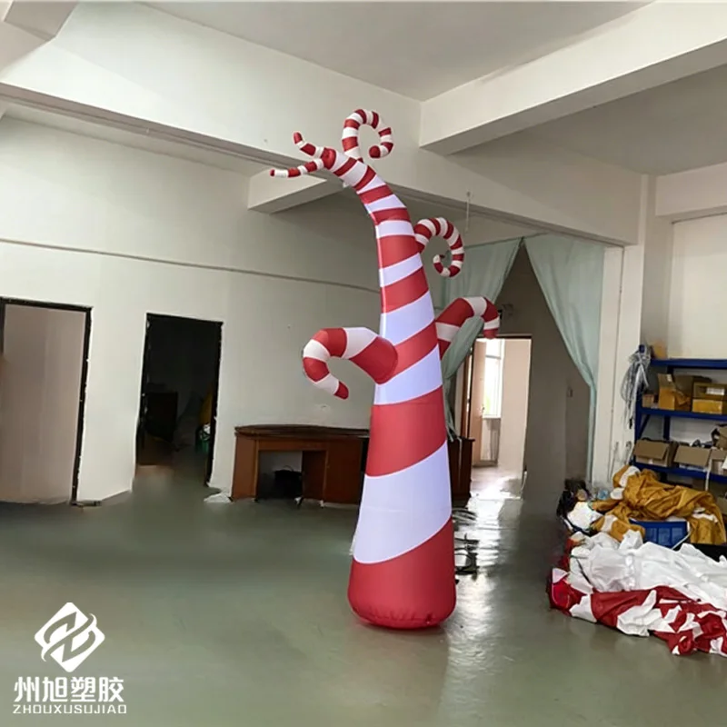 Inflatable Christmas tree, inflatable Christmas candy tree balloons, used for holiday decoration