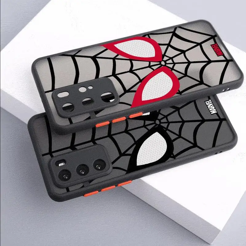 Marvel Sipider Man Phone Case for Xiaomi Poco X3 Pro M3 M5 M5s X3 NFC X4 GT X5 Pro C40 F3 C50 C51 Shockproof Matte Cover fundas