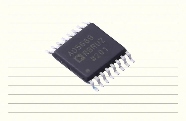 AD5689RBRUZ-RL7 dual channel 16/12 bit nanoDAC+chip dual channel 16/12 bit nanoDAC+, with 2 ppm/° C reference source, SPI interf