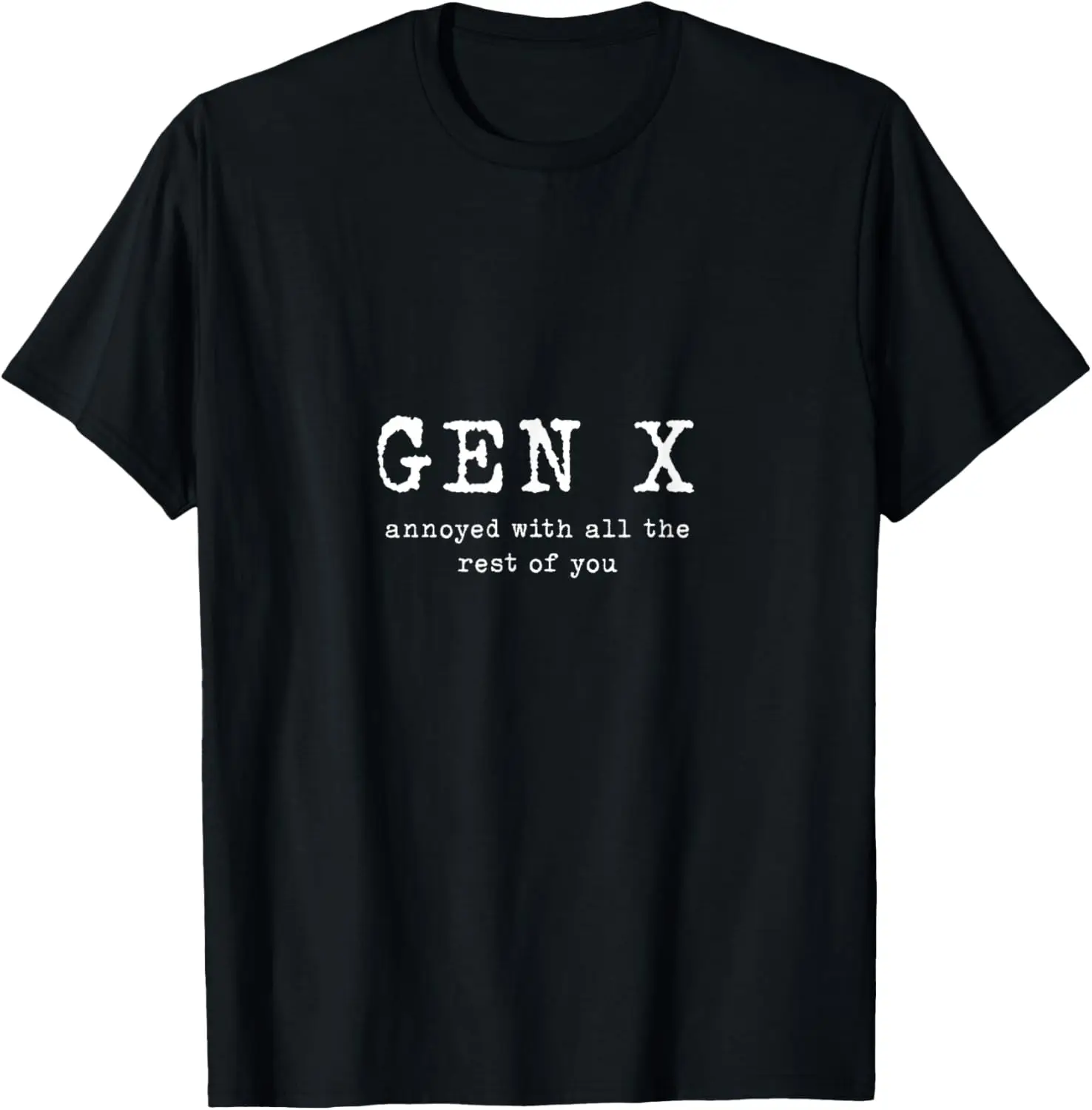 Gen X: Leckerisiert mit dem gesamten Ruhe Ihrer T-Shirt