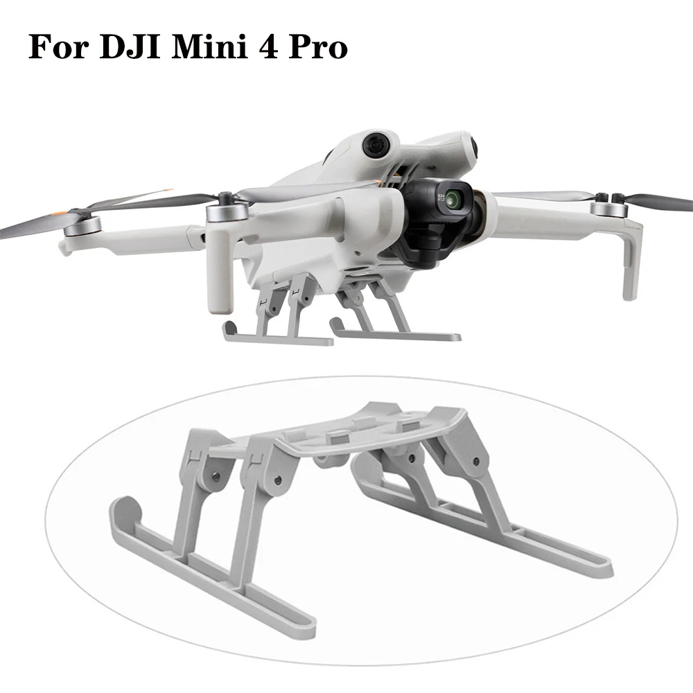 

For DJI Mini 4 Pro Drone Landing Gear Support Leg Gimbal Camera Lens Heighten Anti-collision Protect Bracket Drone Accessories