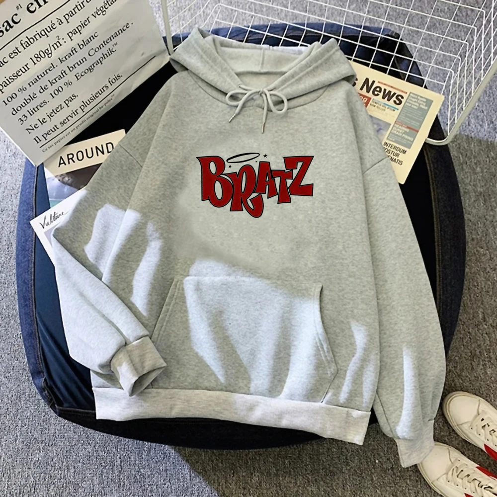 Bratz hoodies women 2023 anime graphic vintage Hood Hooded Shirt women Fleece pulls