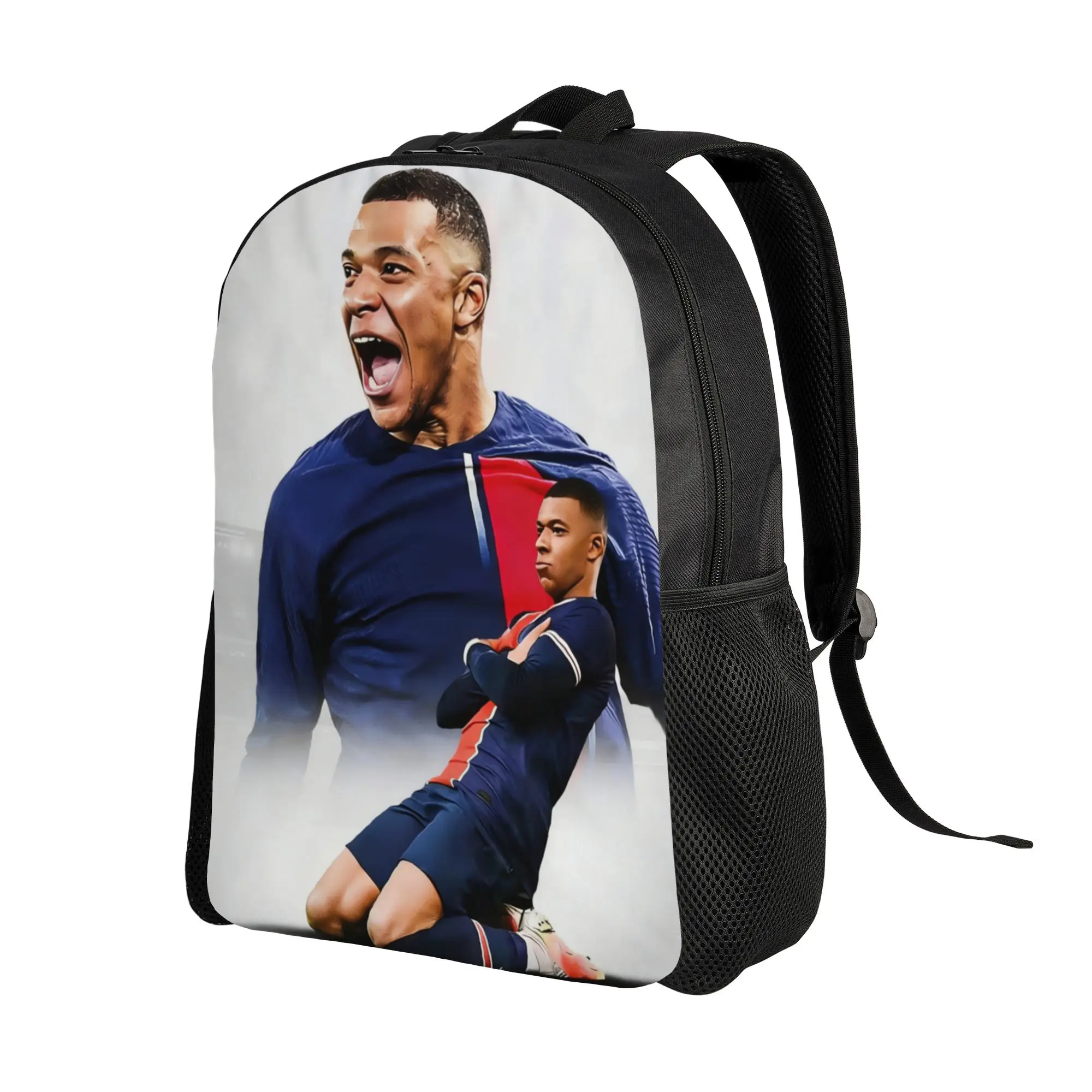 M-Mbappes Backpack for Men Women Teenage High School Hiking Travel Daypack Football Soccer College Canvas Bags Outdoor
