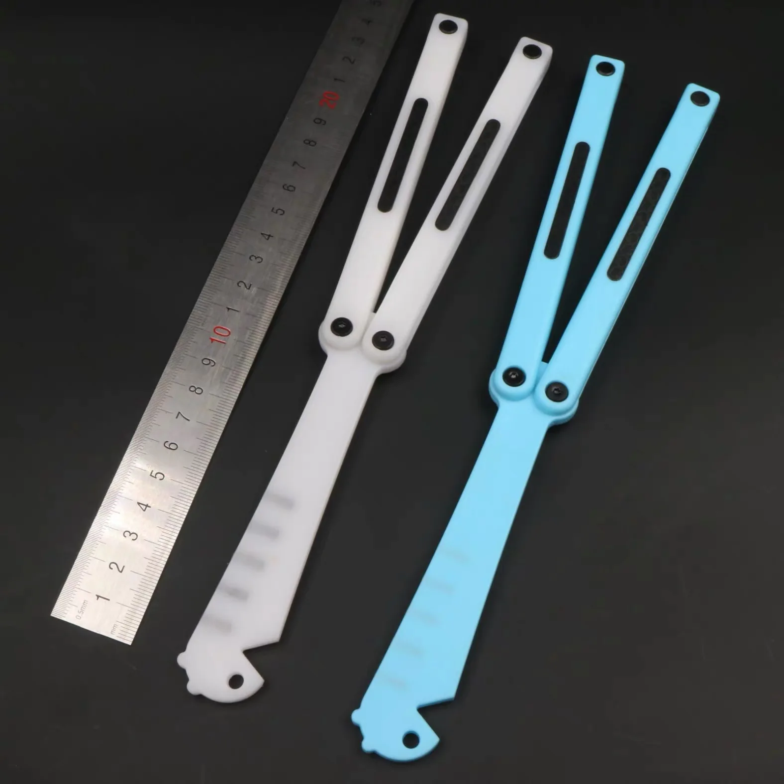 Aba Monster Practice Plastic Flipping Tool Unshaved Folding Pocket Butterfly Training knife Bali Trainer
