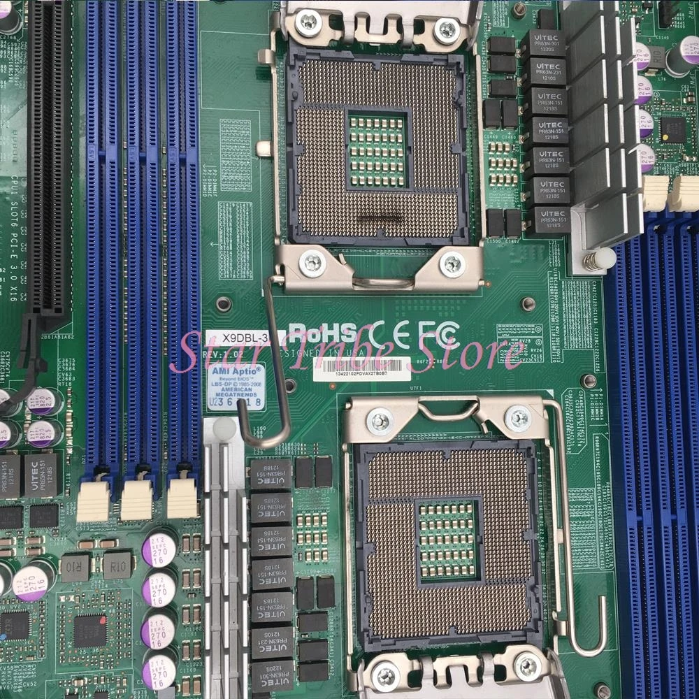 Motherboard X9DBL-3F LGA1356 Support Processor E5-2400 V2 DDR3 Integrated IPMI 2.0 And KVM With Dedicated LAN