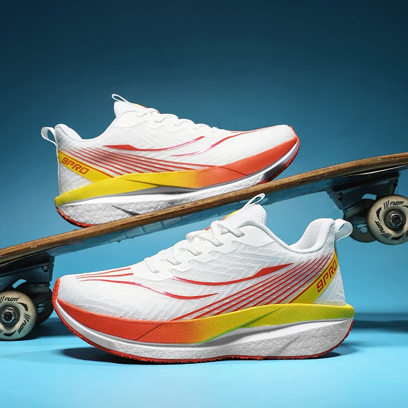 

2025 Hot Selling Lightweight Mens and Womens Sports Shoes Refreshing Outdoor Racing Running Shoes Rebound Assisted Walking Shoes