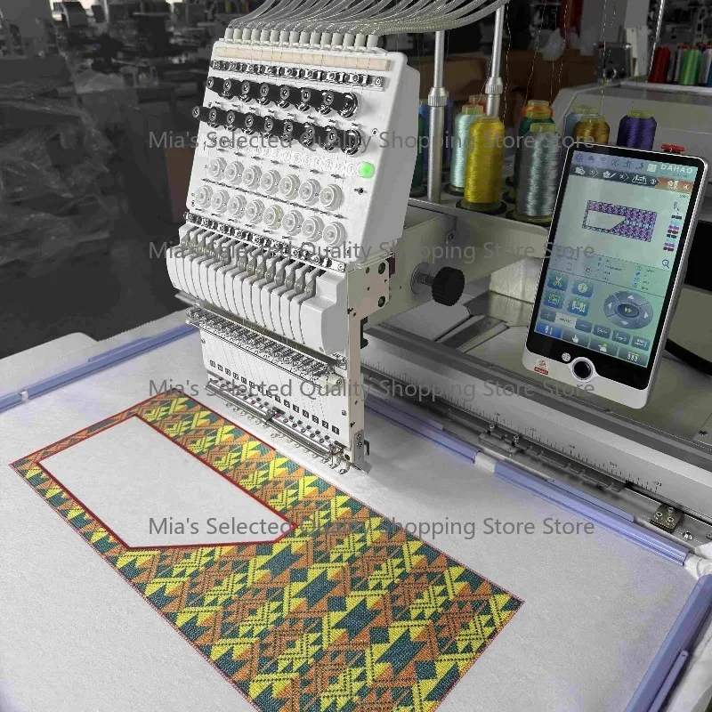Best-sellers Single Head 15  Computer Cap Shoes Towel Embroidery Machine Computerized  Automatic Thread Trimming System