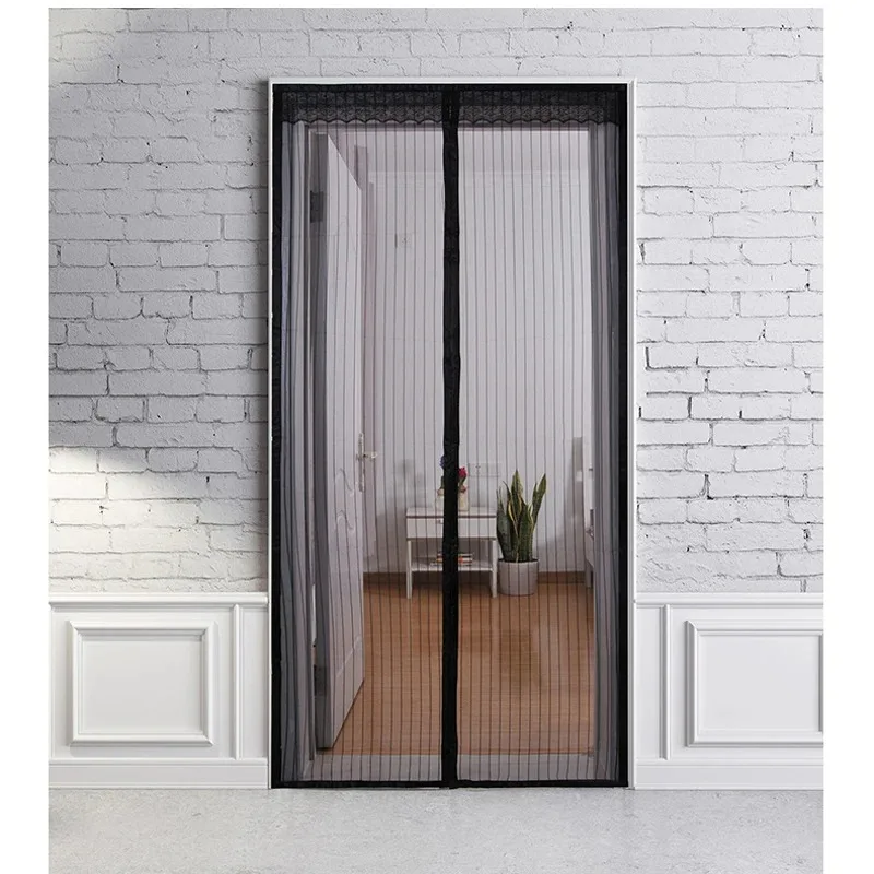 Small size Summer Magnetic Screen Door Curtain Net Anti Mosquito Insect Fly Bug Room Divider Automatic Closing Magnetic Bug