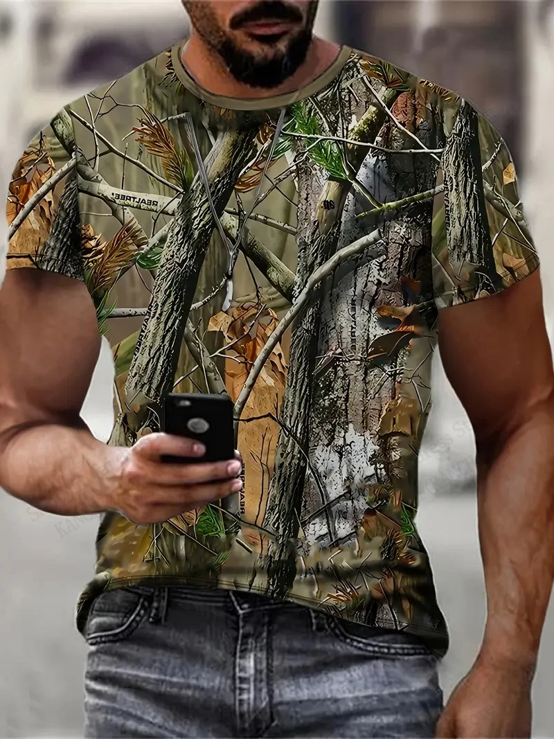 Men's Tactical Camo Camouflage 3d Print T-shirt Men Women Fashion Short Sleeve Tshirt Kids Tops Tees Men Clothing Outdoor Sports