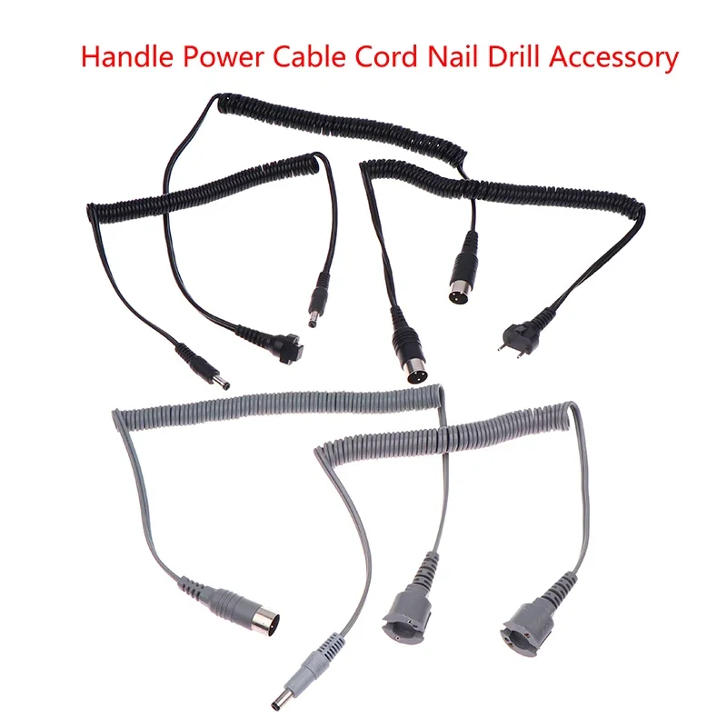 1*3-pin 9mm 6mm Marathon Strong 210 204 90 105L 102L Rękojeść Elektryczna Kabel Zasilający Akcesoria do Frezarki Elektrycznej do Manicure