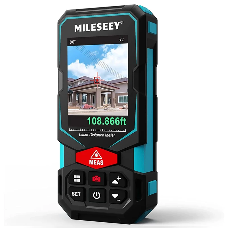 Medidor de Distância a Laser Recarregável Multifuncional Ferramentas de Medição P2p Bluetooth ao ar Livre 100m 200m Mileseey-s7