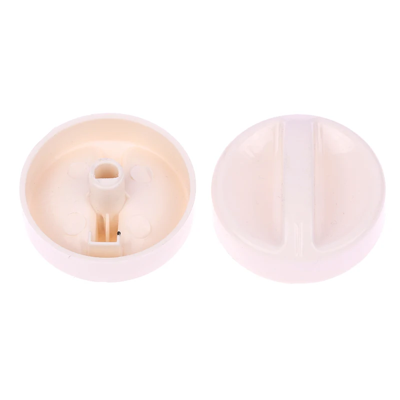 1Pc Universal White Microwave Oven Rotary Knob Plastic Spool Rotary Knob Timer Control Switch D-shaped | Cross hole