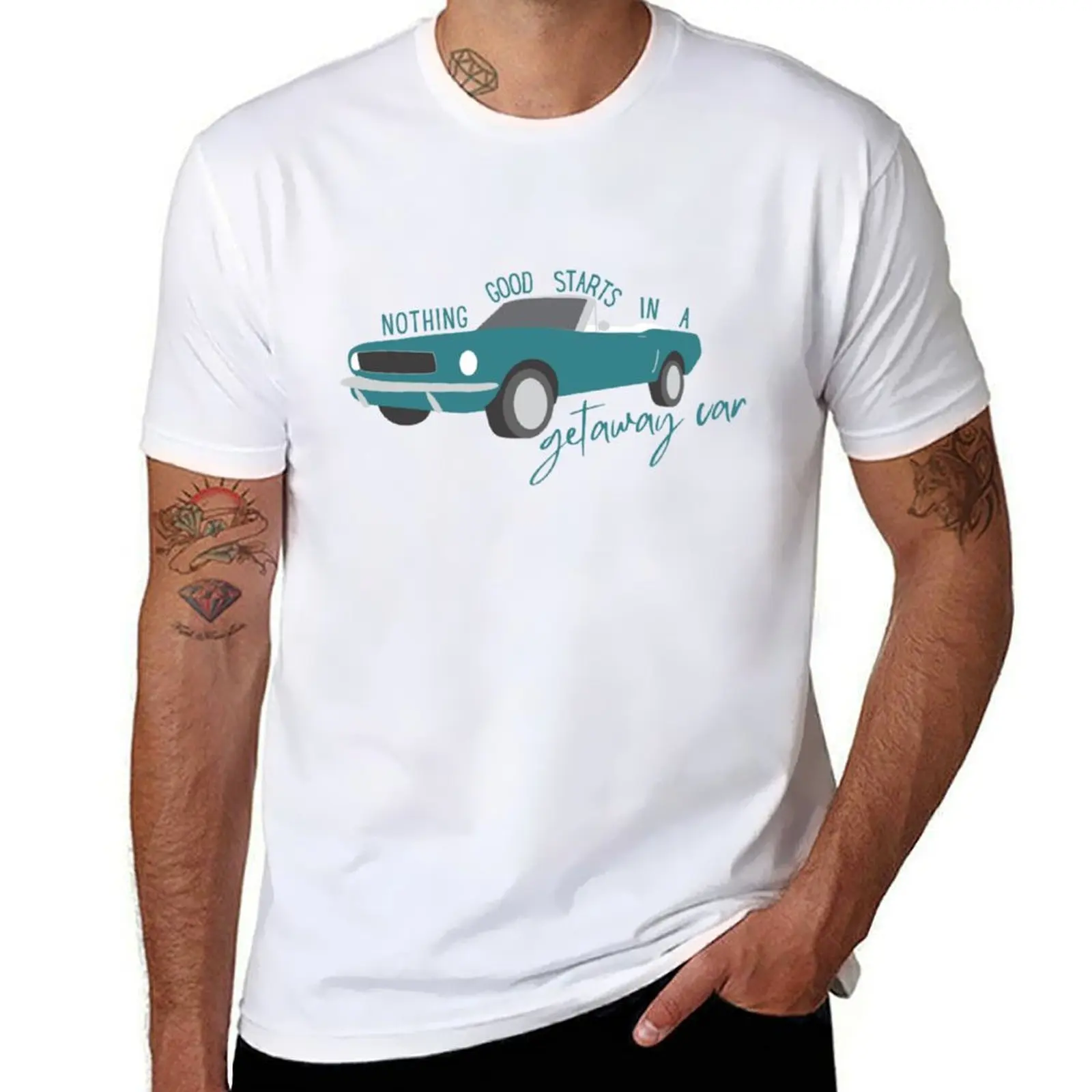 

Getaway car T-Shirt graphic t shirt vintage cute clothes plus sizes heavyweight t shirts for men