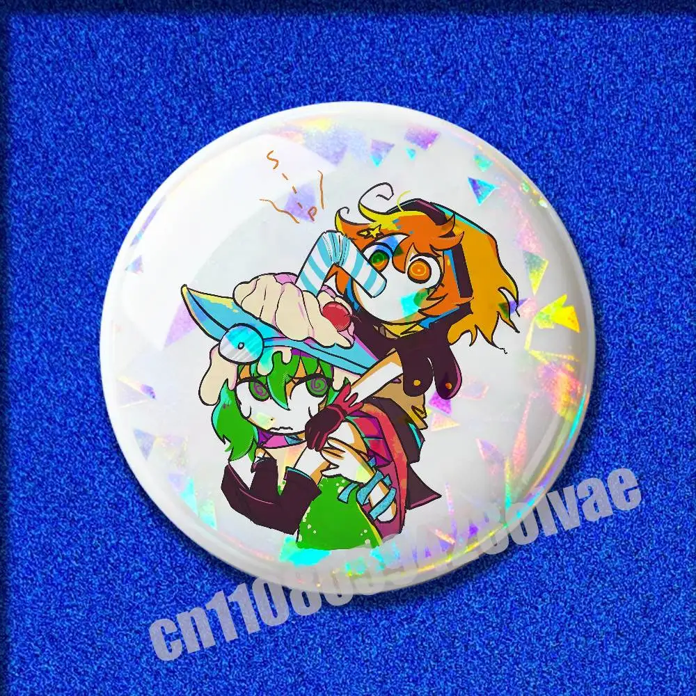 Game Y-Your T-Turn to D-Die Badge For 75mm 25mm 44mm 32mm 58mm Round Pin Brooch Insignia Shell Ornament