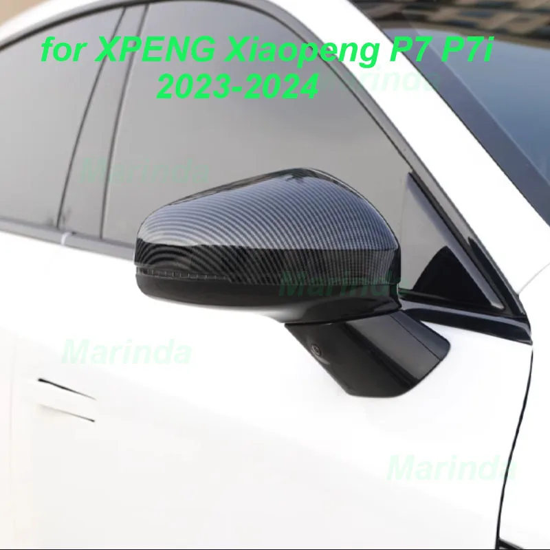 

Car Rearview Mirror Cover for XPENG Xiaopeng P7 P7i 2023-2024 Reverse Mirror Anti-collision Shell Cover Exterior Accessories