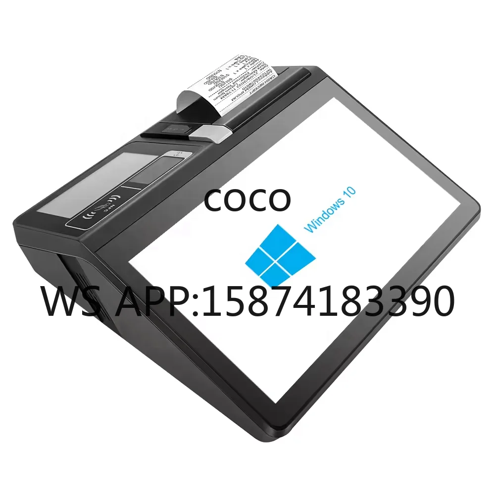 11.6" Touch Screen Retail POS Machine - Android & Windows 10 Pro, 80mm Thermal Printer