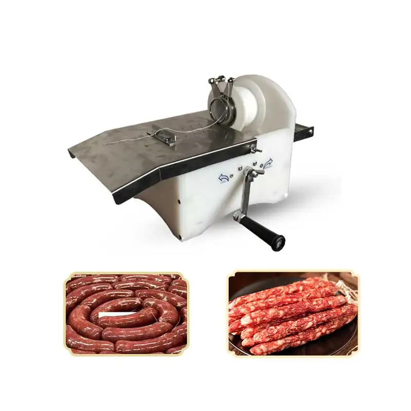 CarrieLin Home Tying Machine For Sausage Manual Small Sausage Binding Machine Sausage Twist Linker Sausage Linker Knot Machine