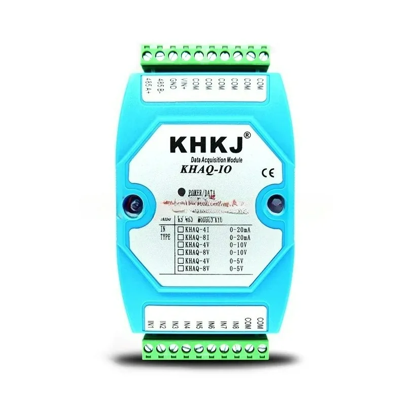 4-20mA 0-10V voltage isolation type rs485 modbus rtu，8-channels Analog input acquisition module,