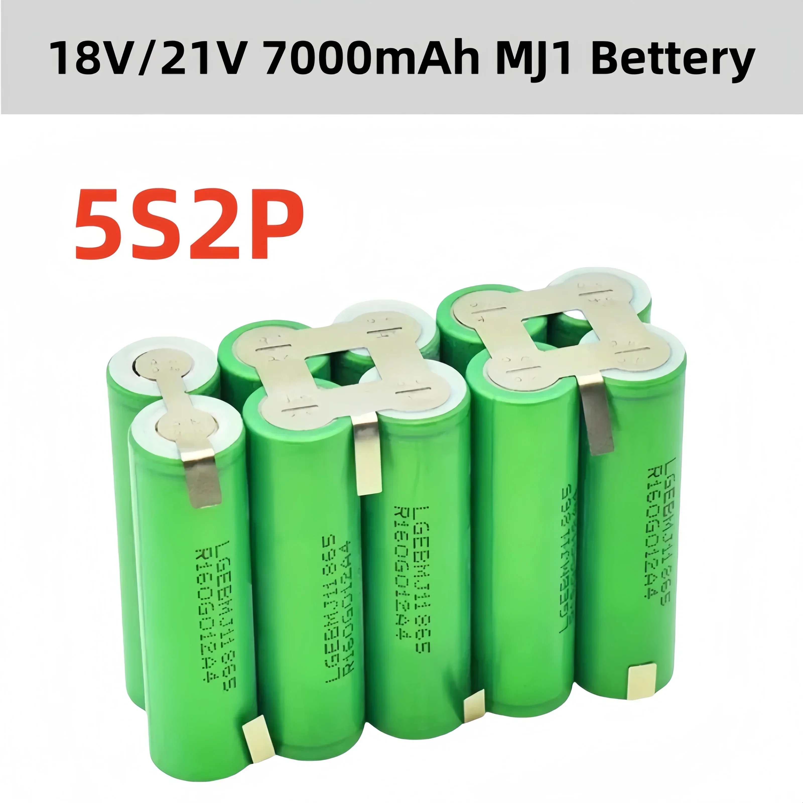 18650 MJ1 3500mAh, 7000mAh 3S 4S 5S 12.6V 16.8V 21V 25V screwdriver battery pack