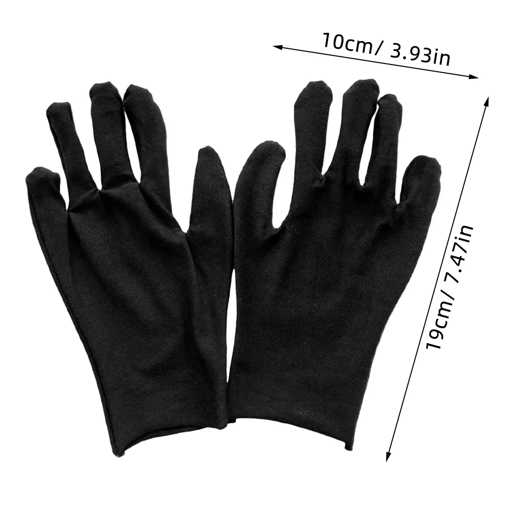 قفازات قطنية شديدة التحمل مقاومة للقطع لحديقة المطبخ ومستودع العمل وحماية اليد وقبضة متماسكة خفيفة الوزن