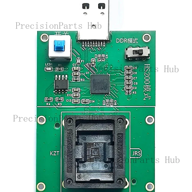 Emmc Test Socket, High-speed Reading and Writing, Bga153 to USB3.1, Can Be Read Directly by Plugging It into the Computer