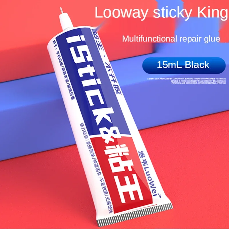 Luowei 15ml/50ml display lcd quadro adesivo tela do telefone móvel ligação de vidro adesivo de alta resistência para reparo do telefone móvel também