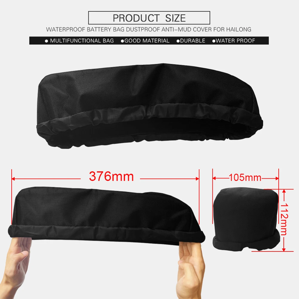 Electric Bicycle EBike Battery Waterproof Bag Protected Cover For Hailong  Dust-Proof Anti-mud Bags Cycling Accessory