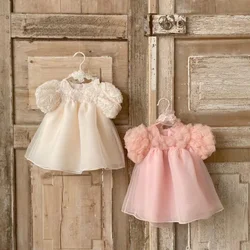 Girls Princess Dresses Korean Baby Girl Dress Summer Soft Mesh Toddler Princess Dress Baby Girl Birthday Gift