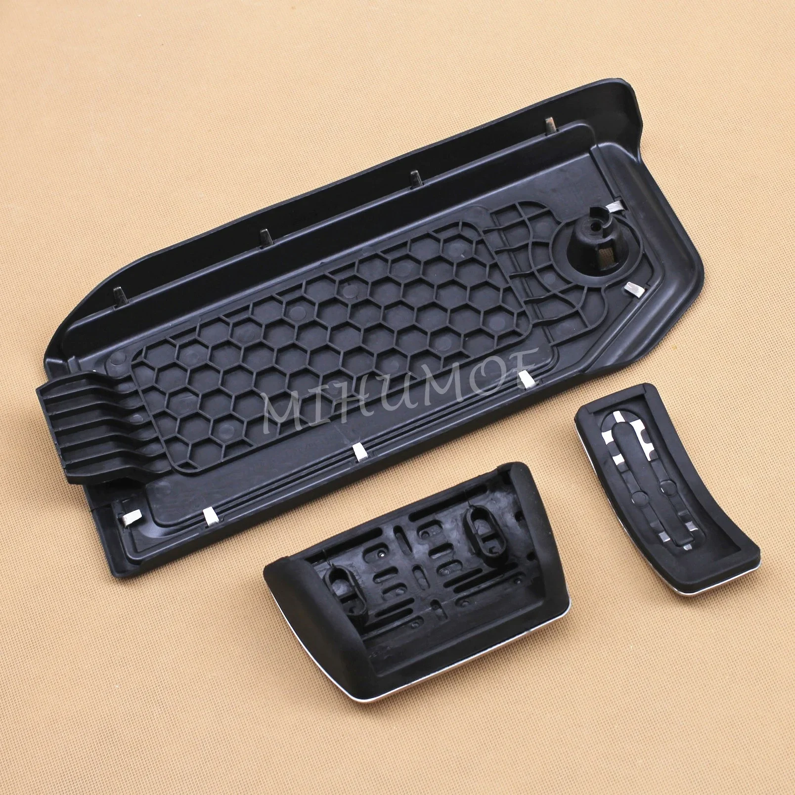 For Audi Q7 Q8 Volkswagen Touareg Porsche Cayenne Coupe Dead Foot Rest Brake Gas Pedal Pad Cover Set  Accessories