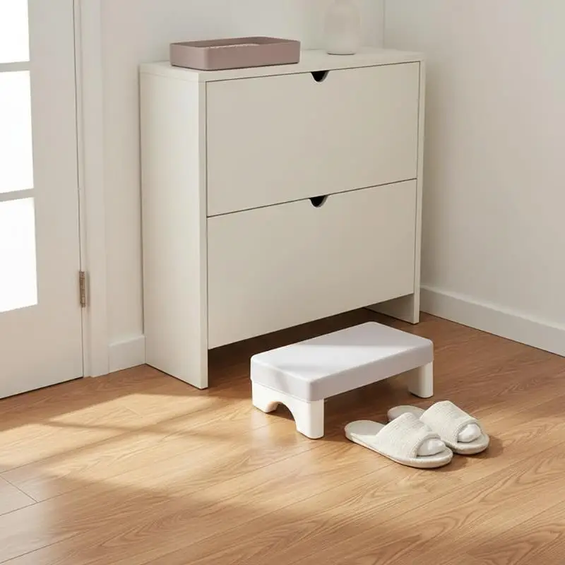 Ergonomic PP Footrest For Office Desk Fits Under Desk Use At Work Sofa Study Comfortable Space-Saving.