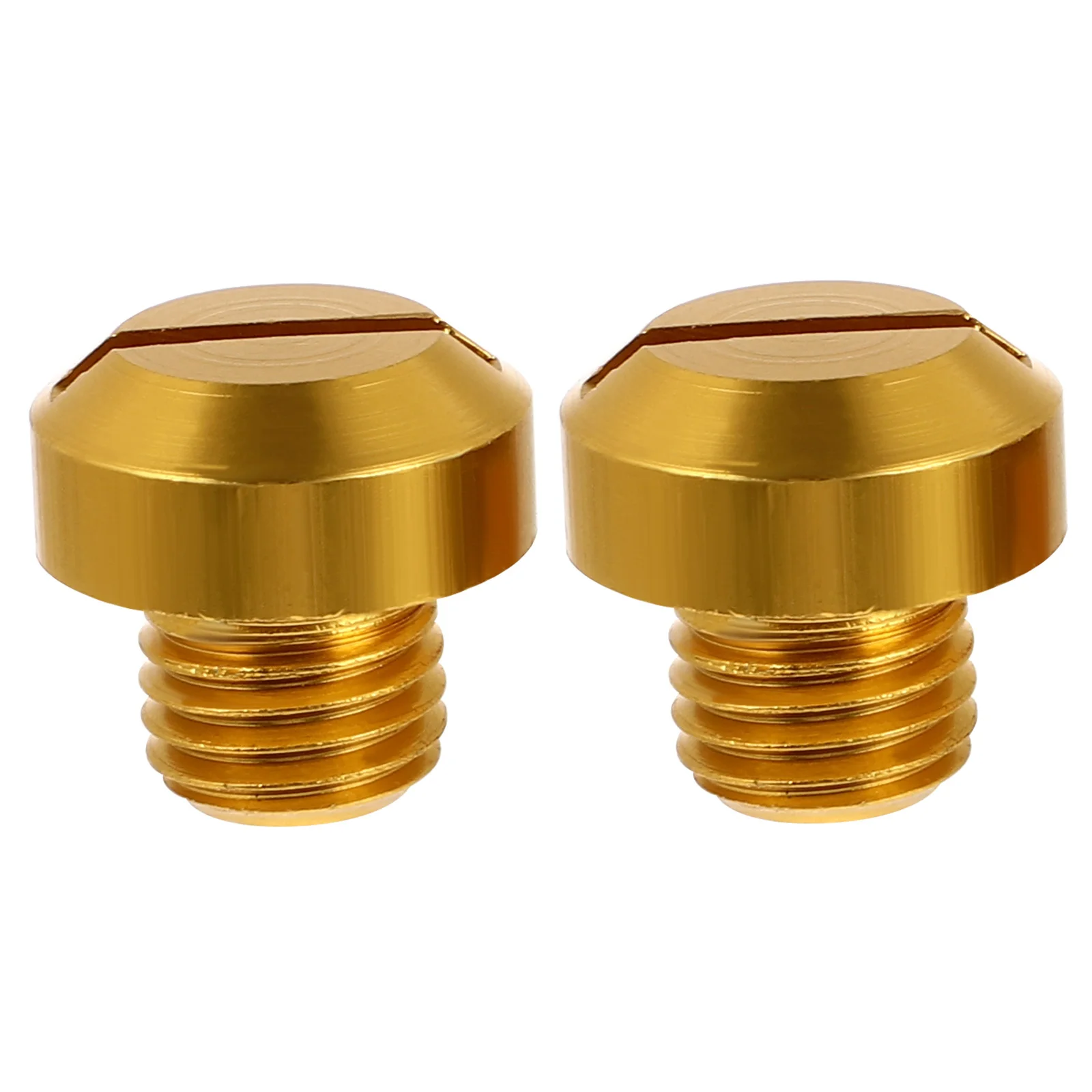 

2Pcs Motorcycle Mirror Hole Screws Aluminum Alloy Durable Replacement Caps Mirror Hole Blanking Cover Rear View