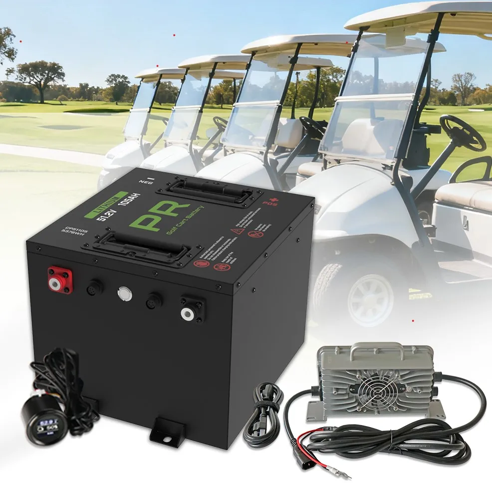 

Custom 36V 48V 51.2V 60V 72V Lithium Ion Golf Cart Battery Pack 105Ah 160Ah 200Ah 304Ah For EV Utility Vehicle Factory Supply