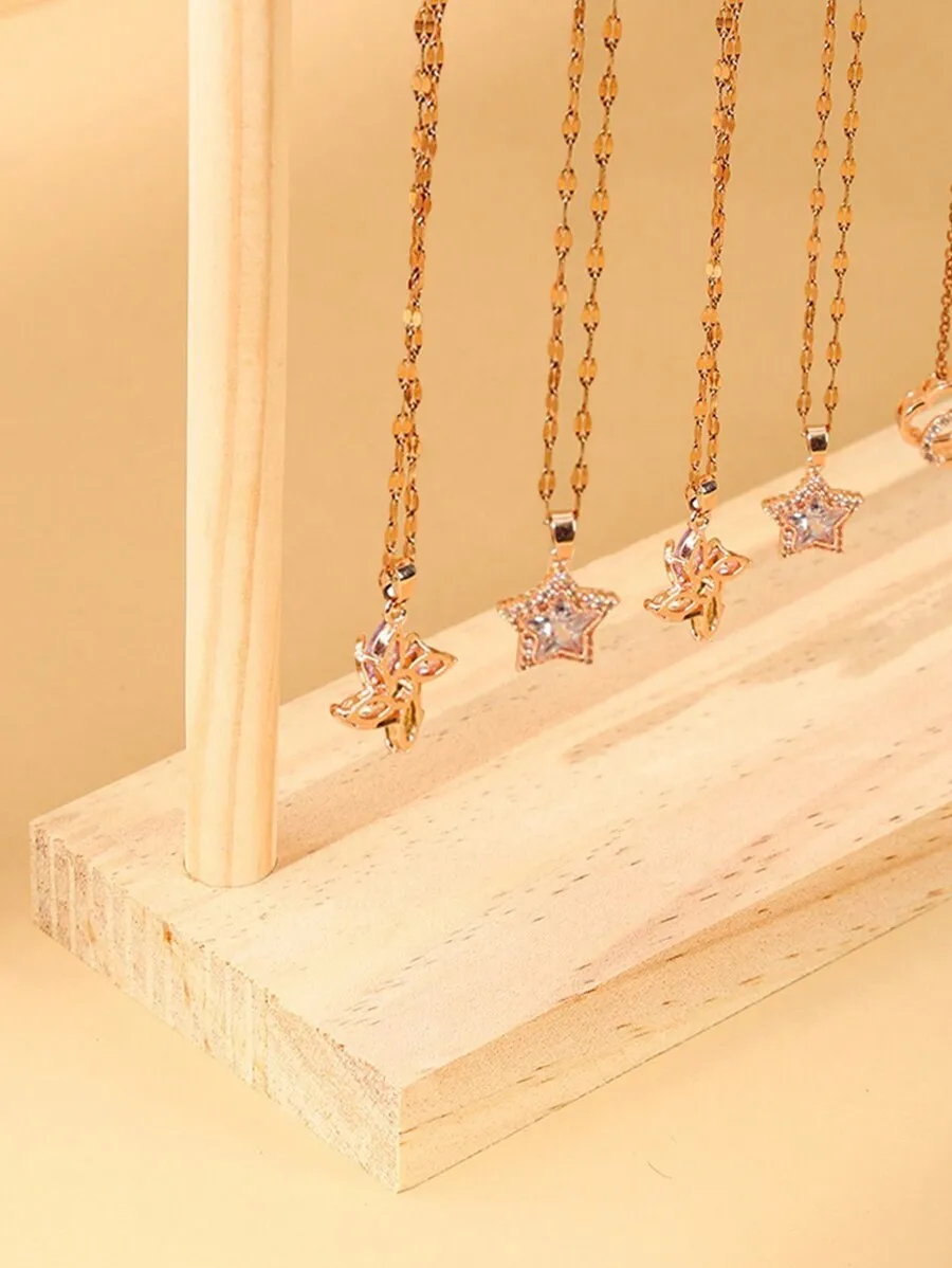 Tone Necklace Display Holder, Large Size Sweater Chain, Bracelet, Jewelry Organizer Rack Sun Travel Cool Back To School - view 5