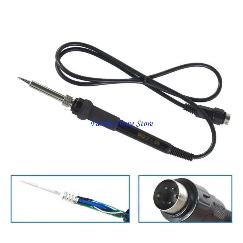 

P0UF Electric Welding Hot Iron Handle Soldering 60W Soldering Iron Station Replace