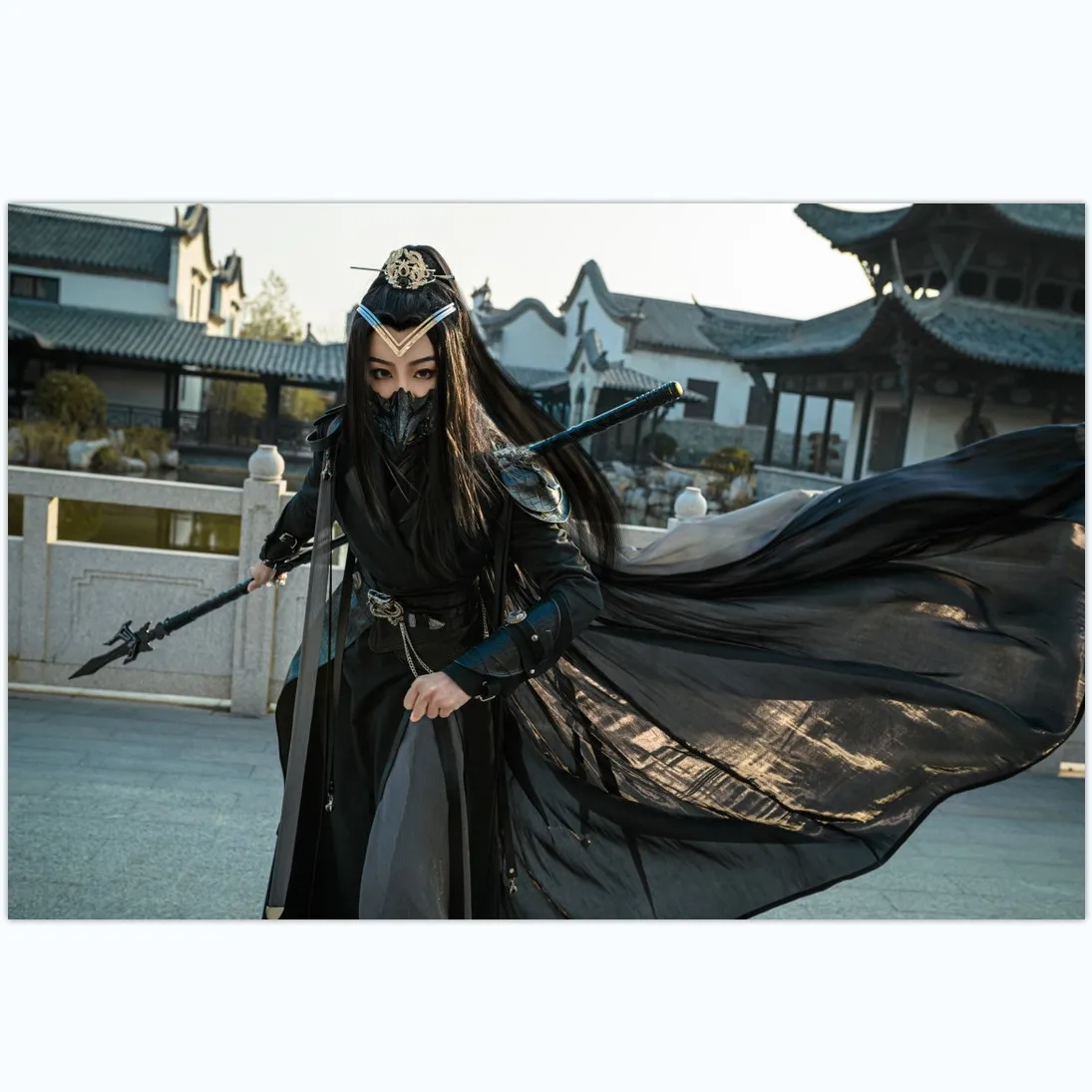 Chinese TV Series 2HA ShaPoLang SPL Guyun changgeng winnerisking Cosplay Costume changgu moran Cos Dress Hanfu Full Set