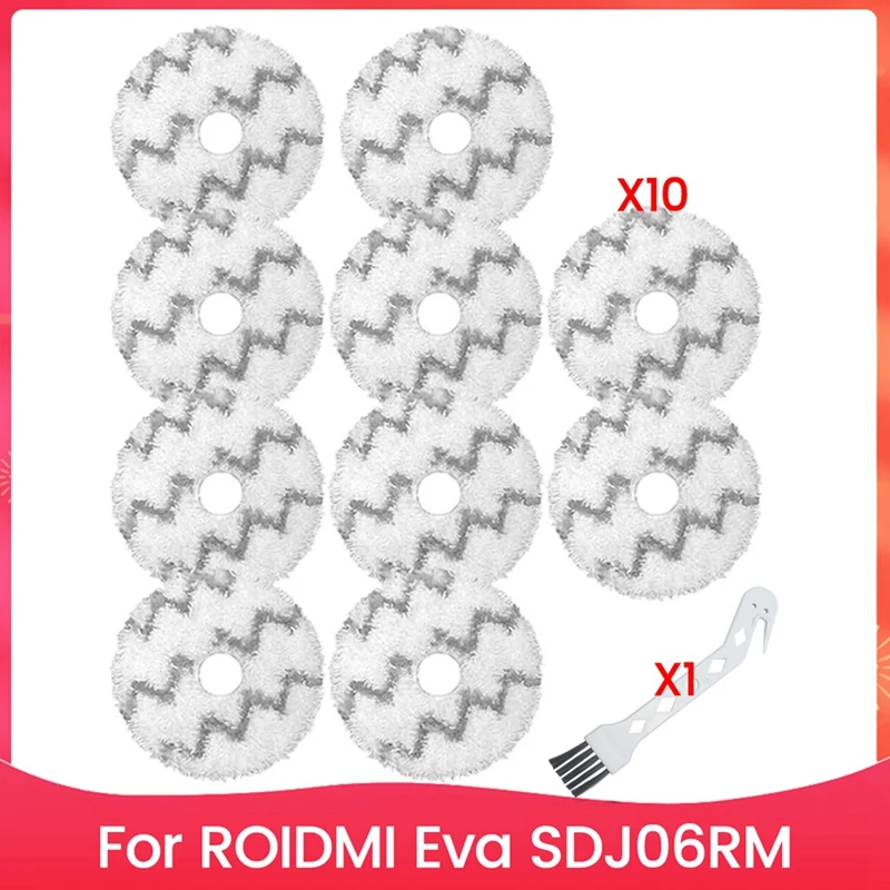 

Mop Cloth Pads For Roidmi Eva. SDJ06RM Robot Vacuum Cleaner Mop Rag Accessories Spare Parts