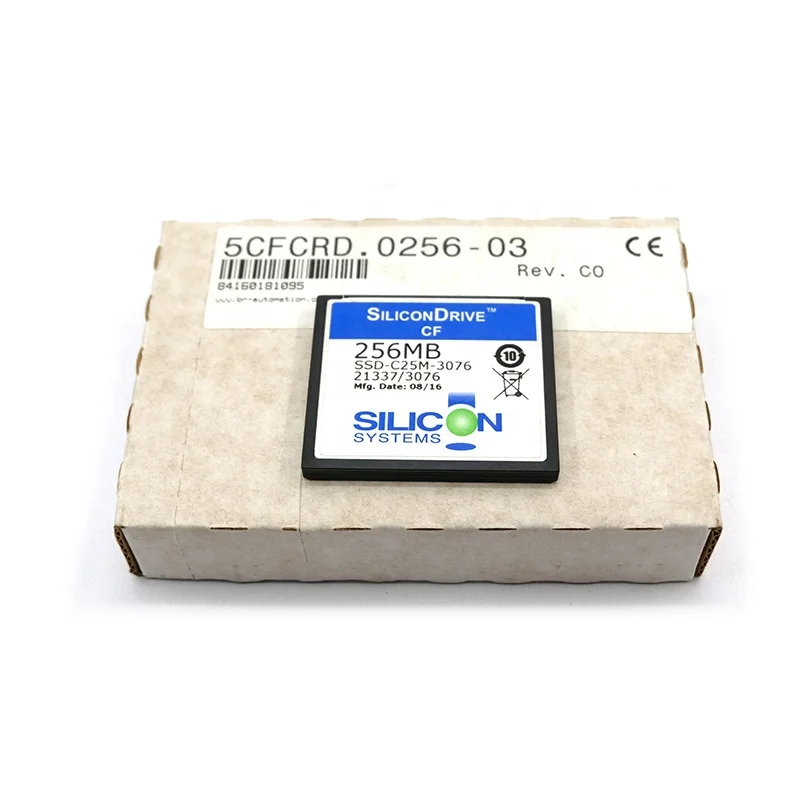 B&R PLC Compact Flash Memory Card 256 MB for Industrial Control PLC Programming Ethernet Communication 5CFCRD.0256-03