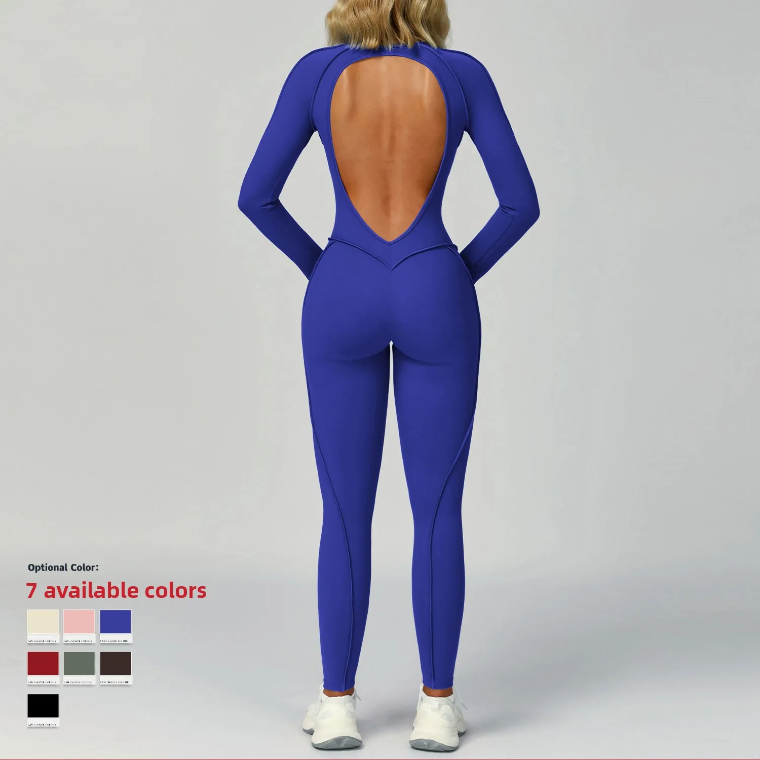 

Women's Yoga Suit Beautiful Ba Exfoliated Color Colion One-Piece Hollow out Sport Fitn Clothing Cotton Ammonia